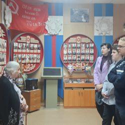 Рязанские комсомольцы посетили музей «Боевой славы» к 100 летию СССР